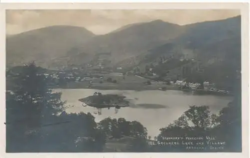 PC15730 Grasmere Lake and Village. Abraham. Nr. 122. RP. 1922