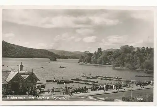 PC16219 Windermere von Bowness Promenade. Chadwick Studio. RP. 1955