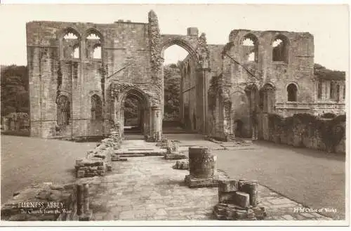 PC15985 Furness Abbey. Die Kirche aus dem Westen. H.M. Büro der Werke. RP