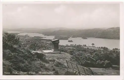 PC16542 Ansicht von Orrest Head. Windermere. Atkinson und Pollitt. Nr. 1058. RP