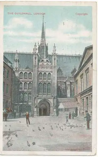 PC17527 Die Gildenhalle. London. 1905