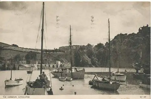 PC17601 Hafen. Ilfracombe. Jarrold and Sons. 1957