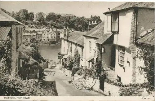 PC17701 Bodinnick. In der Nähe von Fowey. Jarrold and Sons. 1953