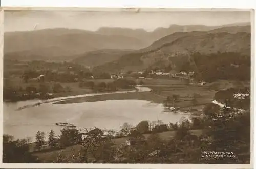 PC16495 Wasserkopf. Windermere Lake. Nr. 143. RP. 1932