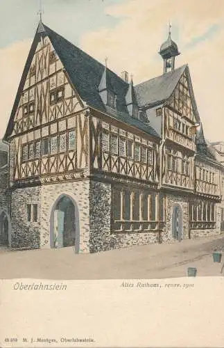 PC18941 Oberlahnstein. Altes Rathaus. M.J. Mentges