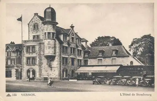 PC18826 Vernon. L Hotel De Strasbourg. Photomechanik. Nr. 135