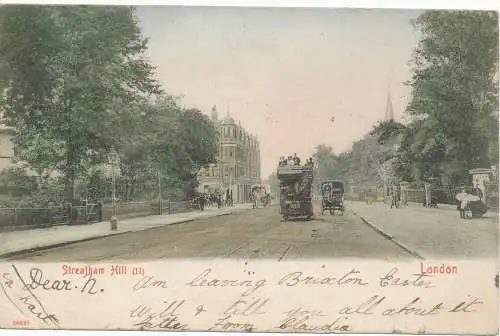 PC18386 Streatham Hill. London. Stengel und Co. 1904