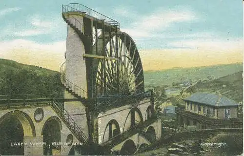 PC20001 Laxey Wheel. Isle of Man