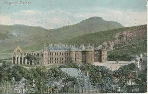 PC201 Holyrood Palace. Valentinstag. 1904