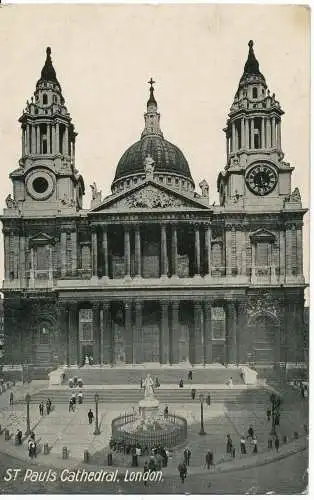 PC17727 St. Pauls Kathedrale. London. Klassische Serie