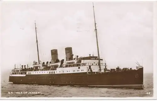 PC18392 S.S. Isle of Jersey. Excel-Serie. RP. 1947