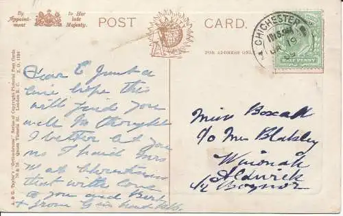 PC20621 alte Postkarte. Glaube. Hoffnung und Nächstenliebe. A.ang G. Taylor. Orthochrom. Re