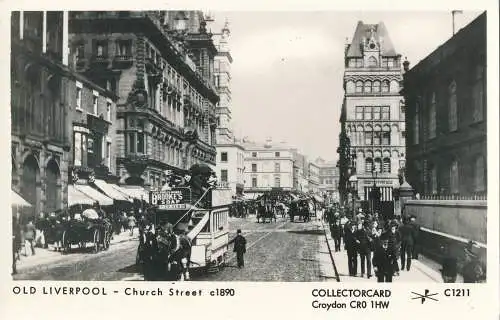 PC20611 Old Liverpool. Church Street. Croydon. RP