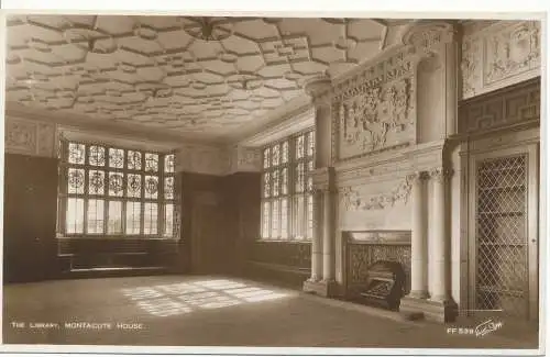 PC16584 Die Bibliothek. Montacute House. Walter Scott. Nr. FF 539. RP. 1961