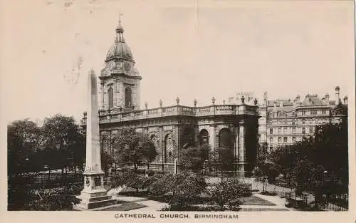 PC20037 Kathedralkirche. Birmingham. Stanford und Mann. 1916. B. Hopkins