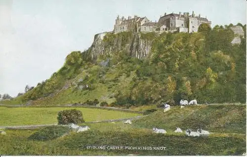 PC19922 Stirling Castle von Kings Knot. Valentinstag. Valcolor. Nr. 0151