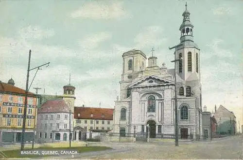 PC18832 Basilika. Quebec Kanada. 1908