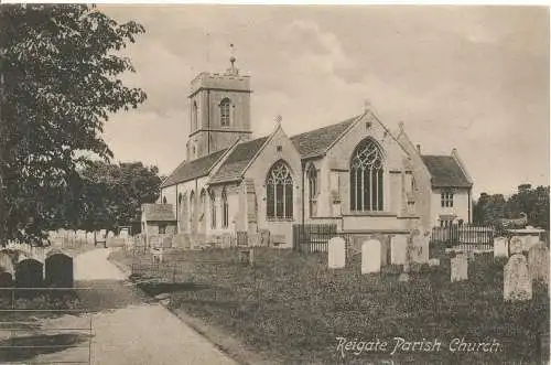 PC16979 Reigate Pfarrkirche. Friths Serie 26020. 1909