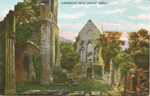 PC20456 Llangollen. Valle Crucis Abbey