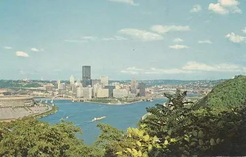PC18987 Panoramablick auf Pittsburgh. Pa. Dexter Presse