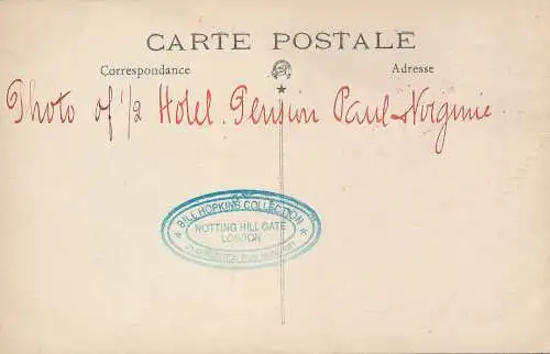 PC18373 alte Postkarte. Kaffee draußen auf der Straße. B. Hopkins