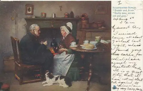 PC16951 illustrierte Lieder. Tuck and Sons. Kunstserie 1152. 1903