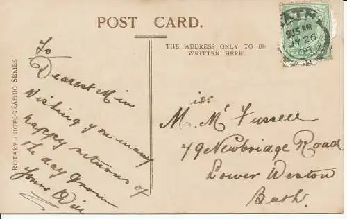 PC20157 Miss Marie Studholme. Foulsham und Banfield. Drehbar. Nr. 4048 U. 1906