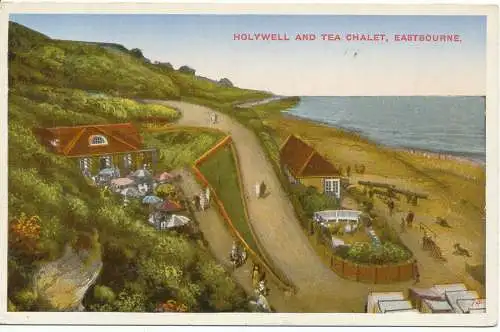 PC17803 Holywell und Tee-Chalet. Eastbourne. 1939