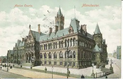 PC20177 Assize Courts. Manchester. 1905