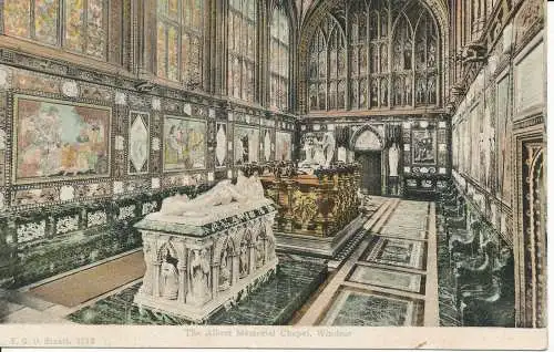 PC20991 Die Albert Memorial Chapel. Windsor. Stuart. Nr. 1112. 1907