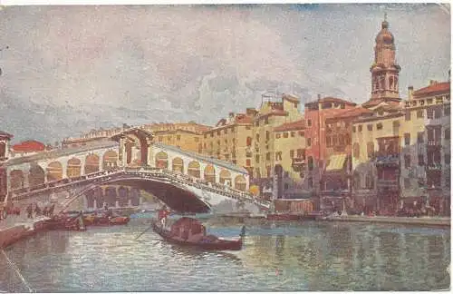 PC17583 Venedig. Rialtobrücke. A. Kroketten