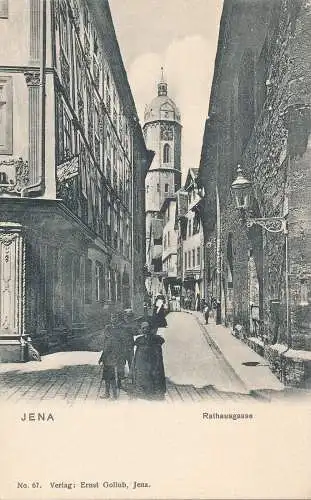 PC18943 Jena. Rathausgasse. Ernst Gollub. Nr. 67