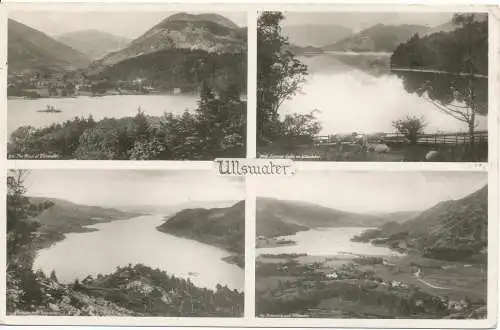 PC16762 Ullswater. Multi-View-Postkarte. Abrahams Serie. RP