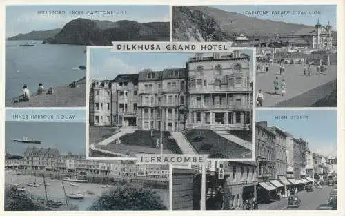 PC16641 Dilkhusa Grand Hotel Ilfracombe. Multi View