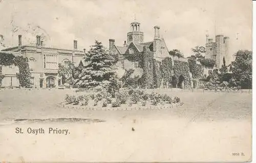 PC21031 St. Osyth Priory. Pfau. Nr. 3953 B. 1909