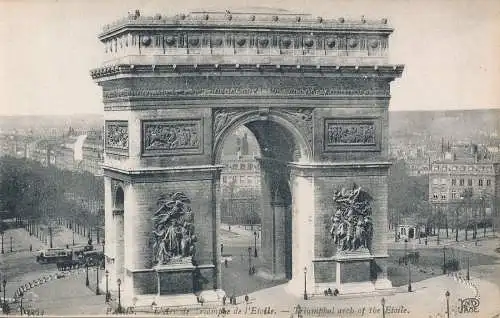 PC18924 Paris. Triumphbogen des Sterns. Neurdein