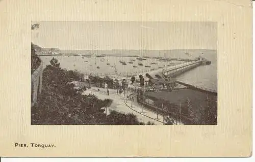 PC20973 Pier. Torquay. 1912