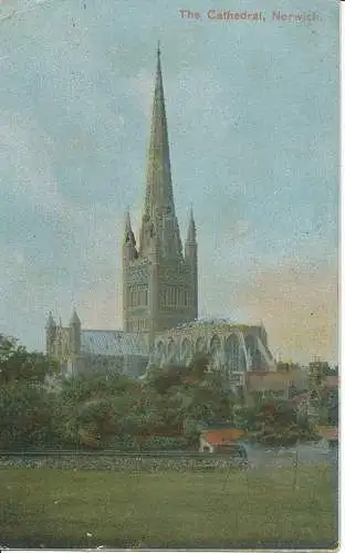 PC20832 Die Kathedrale. Norwich. 1913