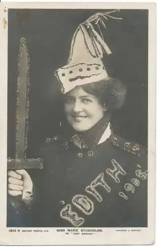 PC16797 Miss Marie Studholme. Rotationsserie. 1913