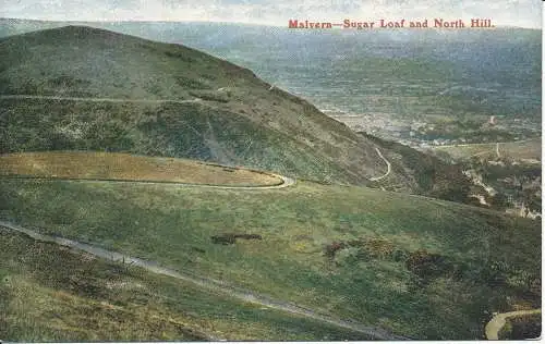 PC20090 Malvern. Sugar Loaf und North Hill