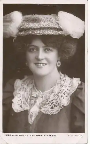 PC20140 Miss Marie Studholme. Foulsham und Banfield. Drehbar. Nr. 4048 L. 1907