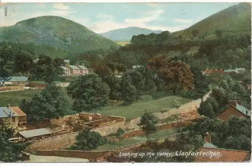 PC17732 Blick ins Tal. Llanfairfechan. Schraubenschlüssel. 12063. 1903