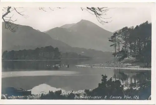 PC16747 Derwentwater und Causey Pike. Pettitt. Nr. 124. RP