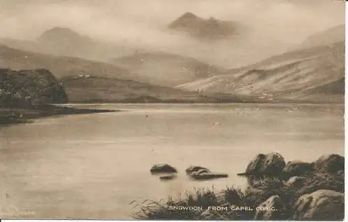 PC20588 Snowdon von Capel Curig. Dennis. Nr. 156