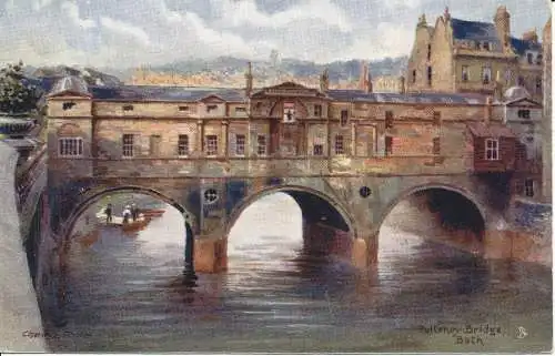 PC21226 Pulteney Bridge. Bad. Tuck. Öle. Nr. 1478