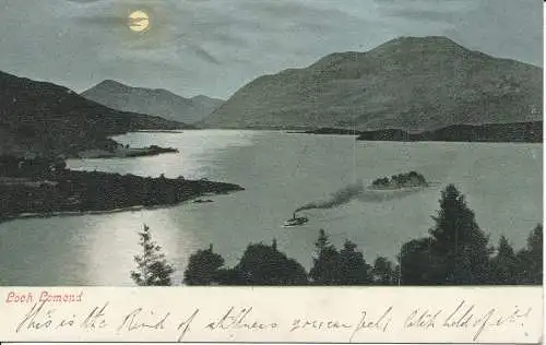 PC20484 Loch Lomond. Valentinstag. 1904