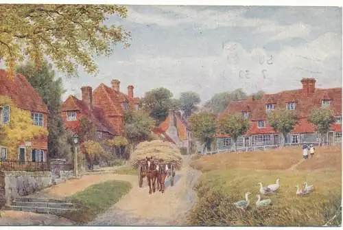 PC17986 Groombridge Village. Lachsserie 872. 1938