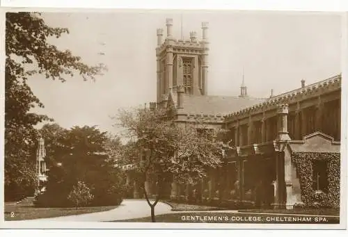 PC16723 Gentlemens College. Cheltenham Spa. RP. 1932