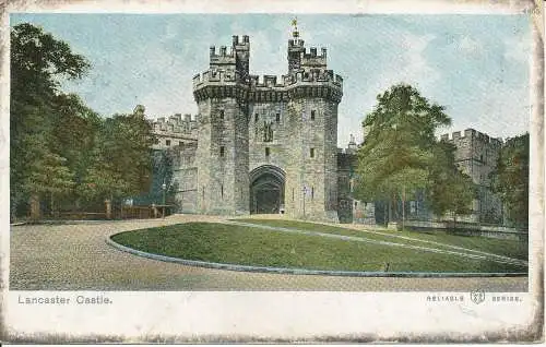 PC21019 Lancaster Castle. Zuverlässig. 1906