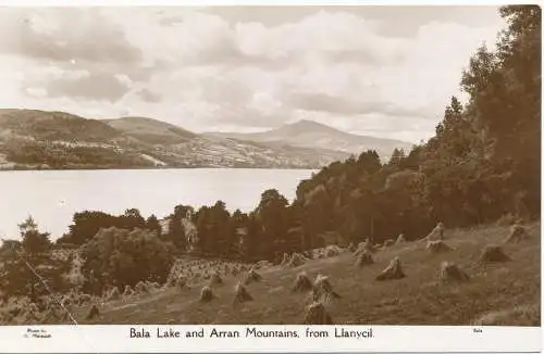 PC16639 Bala-See und Arran-Berge. Von Llanycil. RP